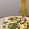 Salada de Batata e Feijão Verde com Maionese de Cebolinho